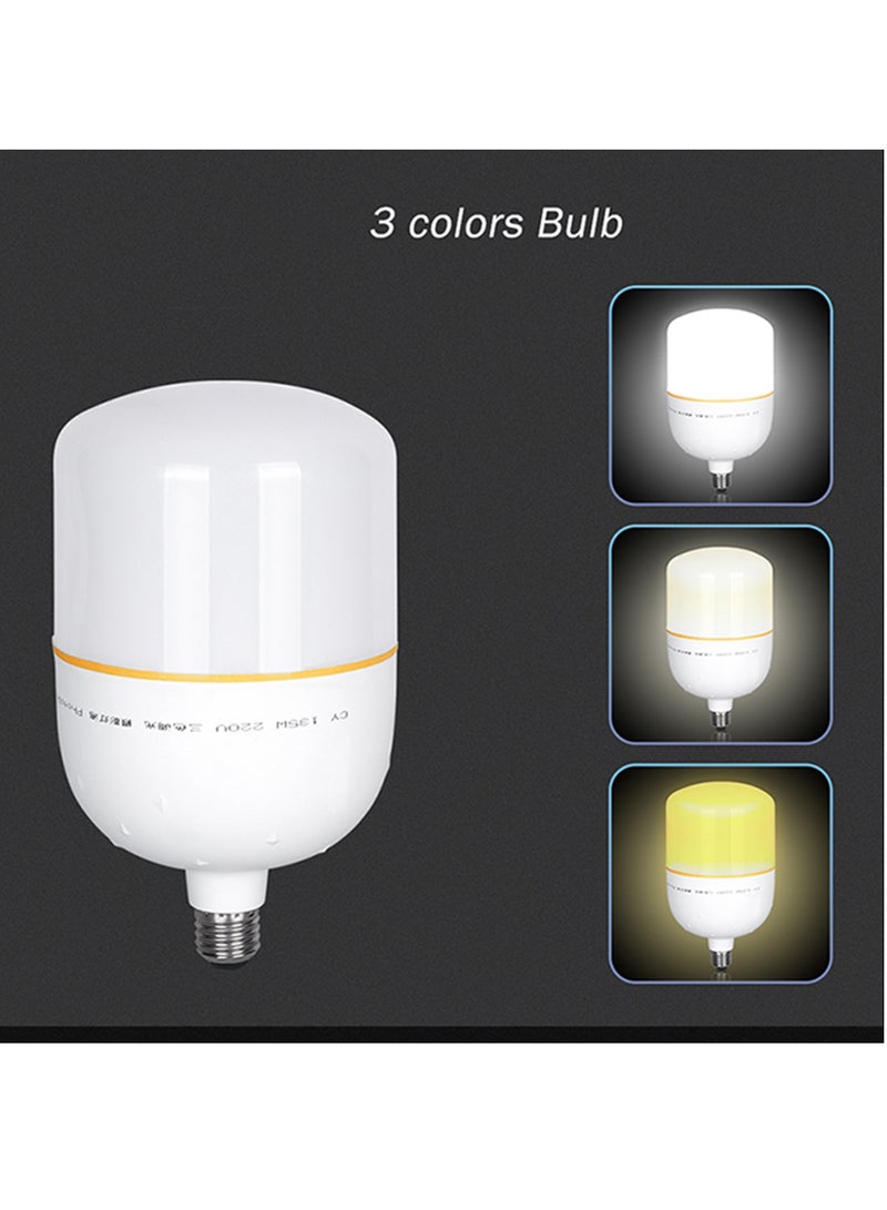 Glanfen Photography Light Bulb, 280 Watts with Remote Control, 3000-5700K Colour Temperatures Dimmable, 3 Colors LED Bulbs Softbox Bulb in E27 Socket for Photography Photo/Video Studio Lighting/Softbox - Image 4