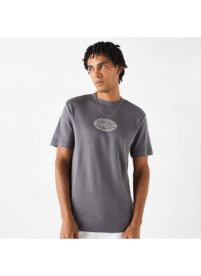 Lee Cooper - Lee Cooper Logo Print T-shirt with Short Sleeves - Image 1
