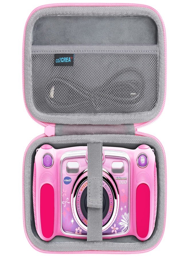 co2CREA Hard Case Replacement for VTech Kidizoom Duo/DX/Deluxe/Twist/Pix/Pix Plus Selfie Camera (Pink Case) - Image 1