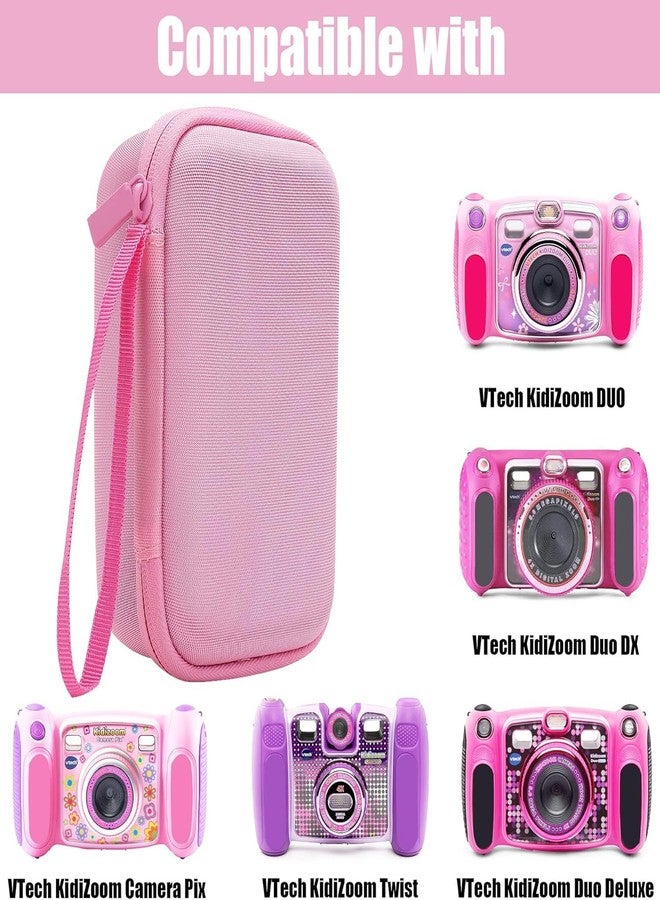 co2CREA Hard Case Replacement for VTech Kidizoom Duo/DX/Deluxe/Twist/Pix/Pix Plus Selfie Camera (Pink Case) - Image 2