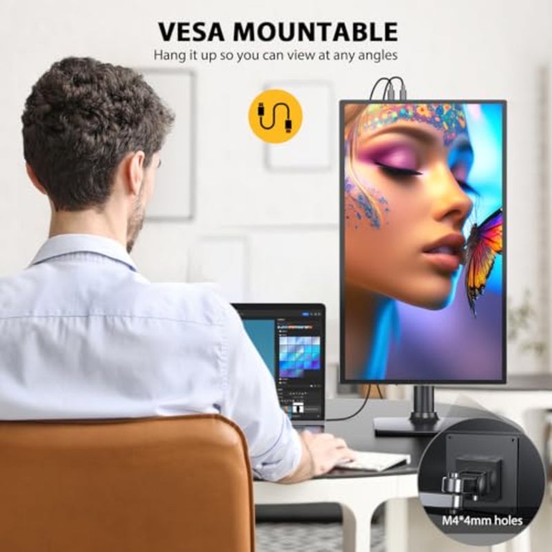 15.6 Inch Touchscreen Portable Monitor 120Hz 1ms Gaming Display FHD 1080P IPS HDR FreeSync 100 sRGB VESA Mountable Smart Cover Included External Screen for Laptop and Nintendo Switch - Image 5