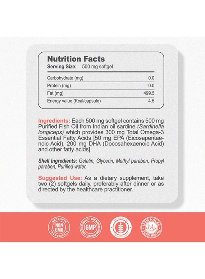 غاردينو دا فورت-أفضل ما قبل الولادة دا أوميغا 3-يدعم نمو الدماغ عند الأطفال أثناء الحمل والرضاعة - Image 2