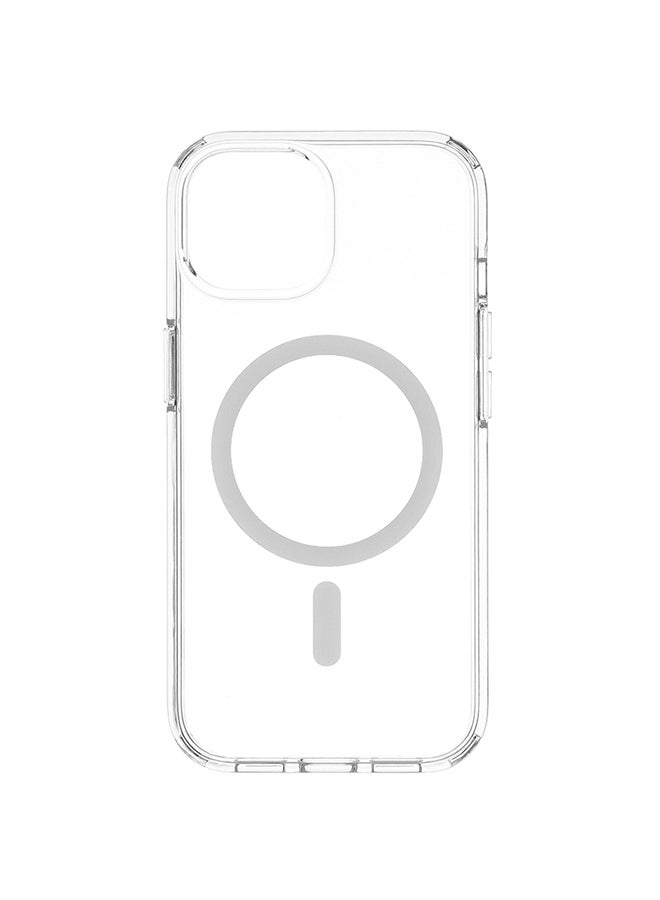 DBRAMANTE1928 جراب MagSafe شفاف أبيض لهاتف iPhone 15 - Image 1