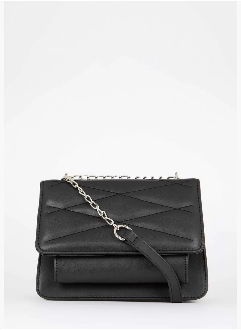 DeFacto Faux Leather Chain Detail Shoulder Bag