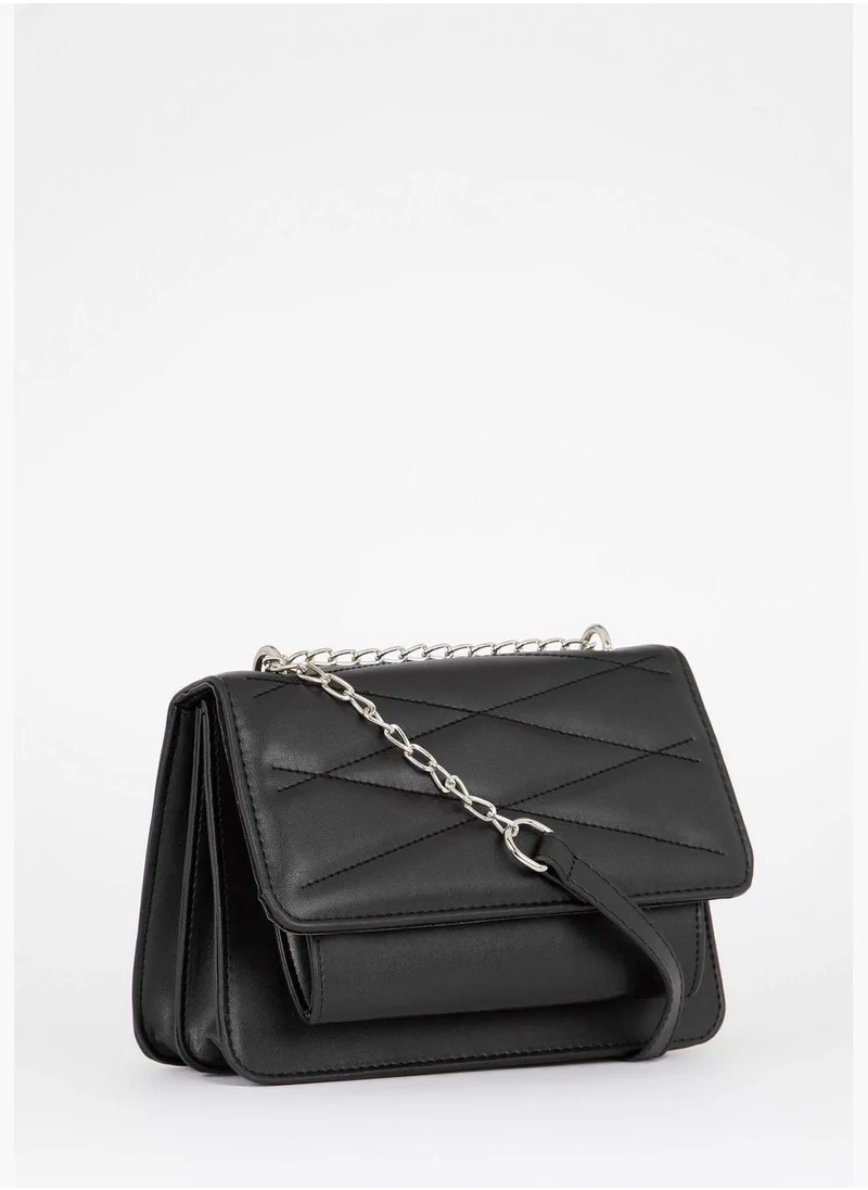 DeFacto Faux Leather Chain Detail Shoulder Bag