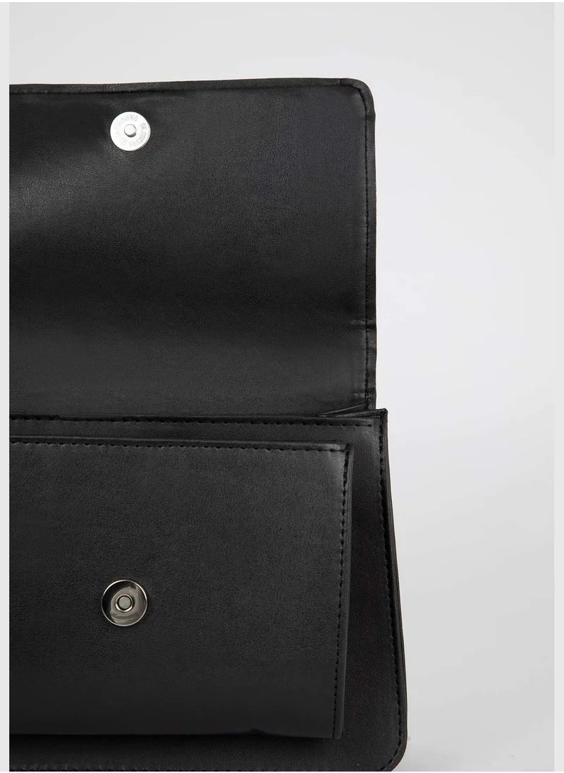DeFacto Faux Leather Chain Detail Shoulder Bag