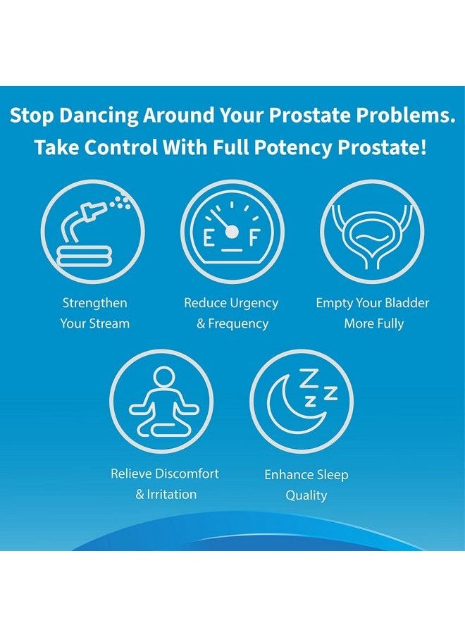 Nugenix - Full Potency Prostate Supplement For Men Clinicalstrength Ingredients Saw Palmetto Helps To Increase Urinary Flow Control Urinary Frequency And Support Prostate Function 60 Capsules - Image 1