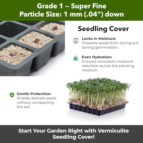 GARDENWISE Organic Superfine Vermiculite for Indoor Gardening Plants and Mushrooms – Enhances Soil Aeration, Seed Germination, Rooting Cuttings – Small Packages and Bulk (Vermiculite Grade 1 - Superfine, 3 qts) - Image 5