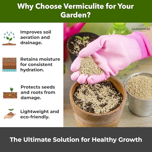 GARDENWISE Organic Superfine Vermiculite for Indoor Gardening Plants and Mushrooms – Enhances Soil Aeration, Seed Germination, Rooting Cuttings – Small Packages and Bulk (Vermiculite Grade 1 - Superfine, 3 qts) - Image 3