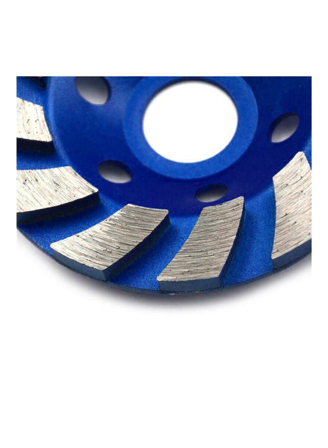 NIBEMINENT Diamond Segment Grinding Wheel Blue/Silver 4inch  - Image 2