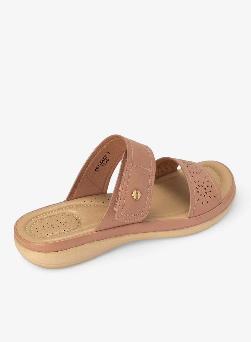 Bata Pink Dual‑Strap Comfort Slide Sandals for Women | Best Price UAE