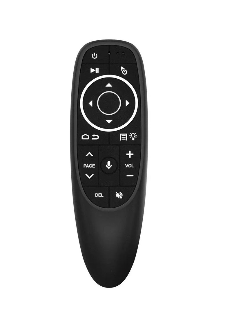 Generic - G10 Voice Air Mouse 2.4GHz Wireless Voice Smart Remote Control for Android TV Box, PC, Laptop Black - Image 1