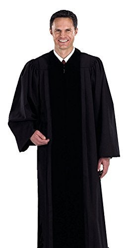 Cambridge Black Pastor/Pulpit Robe (Medium 55) - Image 3