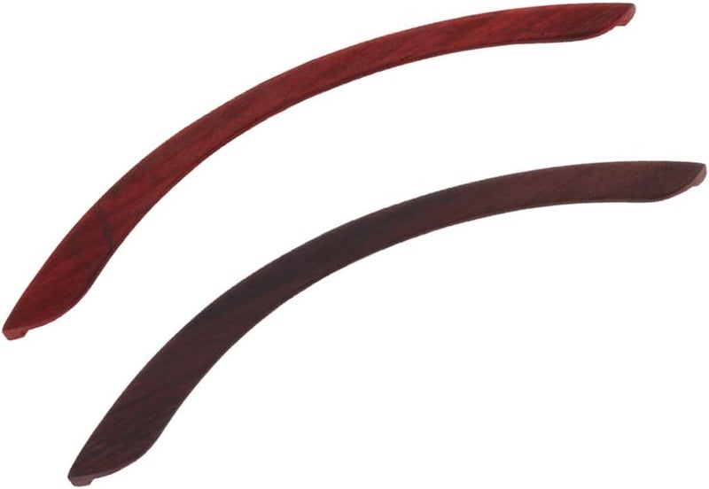 klarako 2pcs Soft Guitar Arm Rest Support Replacement Parts Rosewood/Mahogany - Image 1