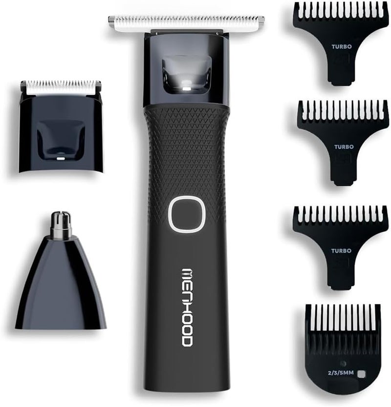 MENHOOD Men's WaterProof Cordless Grooming Trimmer for Men, Suitable for Beard, Body Private Part Shaving (Trimmer Ultra) - Image 1