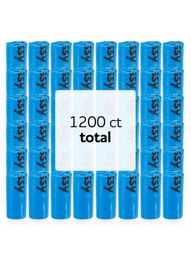 Sassy أكياس حفاضات ساسي القابلة للتصرف 200 عد (عبوة من 6) ، زرقاء ، مقاس واحد - Image 3