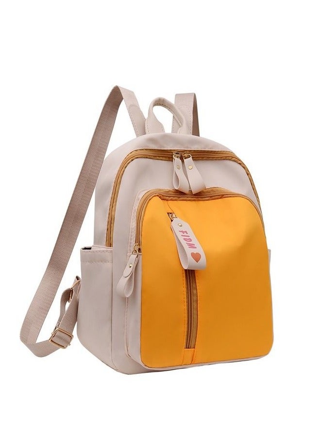 Mark Fairwhale New Korean Casual Versatile Contrasting Color Backpack - Image 2