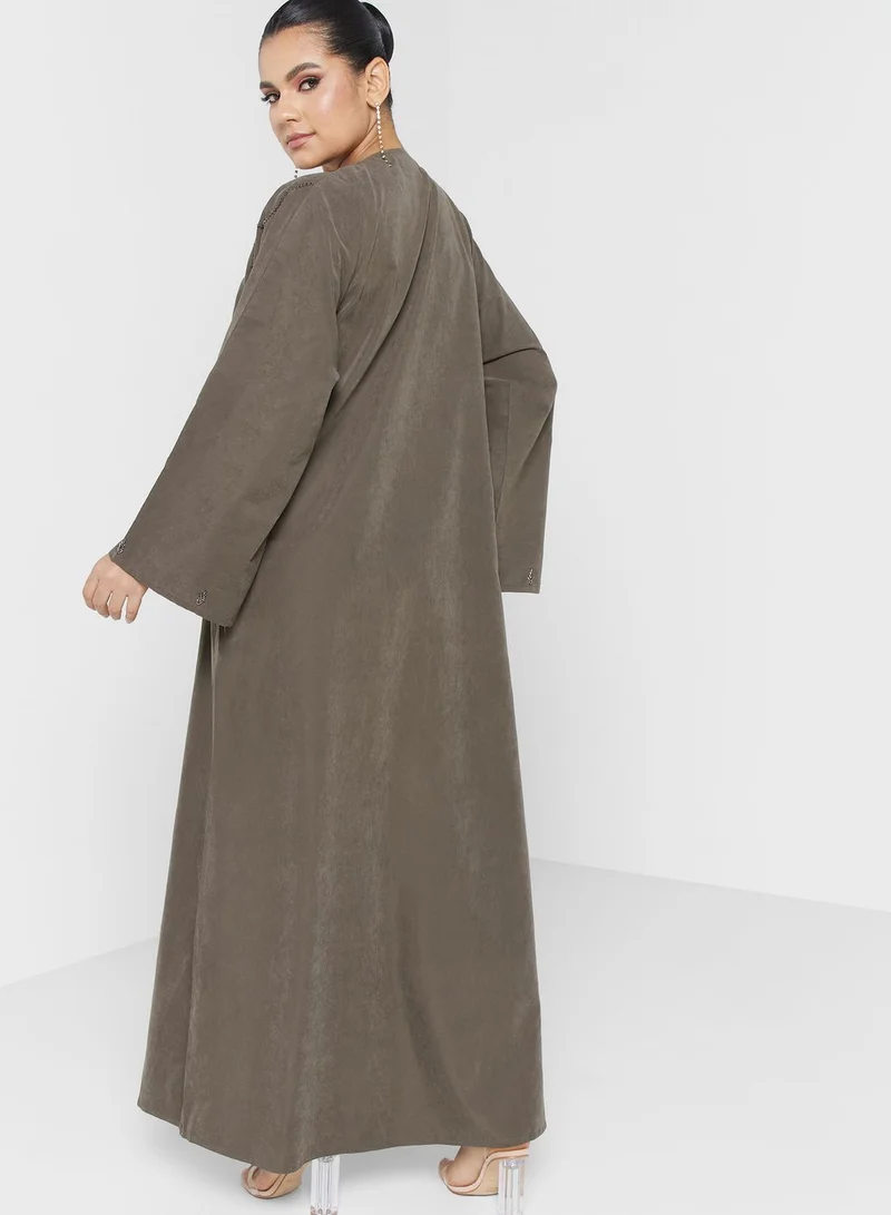 hayas closet Embellished Abaya