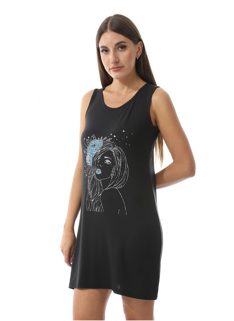 Caesar Home Wear Sleep Shirt Cash Mayo Dress Printed Photo  - Image 2