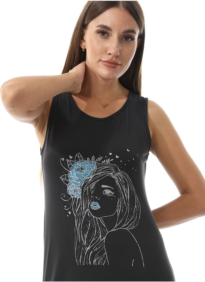Caesar Home Wear Sleep Shirt Cash Mayo Dress Printed Photo  - Image 3