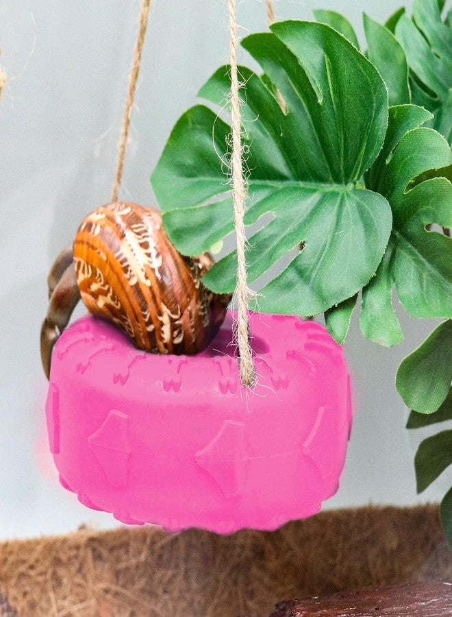 Neeenn Hermit Crab Tire Swing Toy, Hermit Crab Climbing Toy, Reptile Tank Aquarium Decoration Accessory, Suitable for Small to Medium Sized Hermit Crabs, 3.7 Inches in Diameter - Image 5