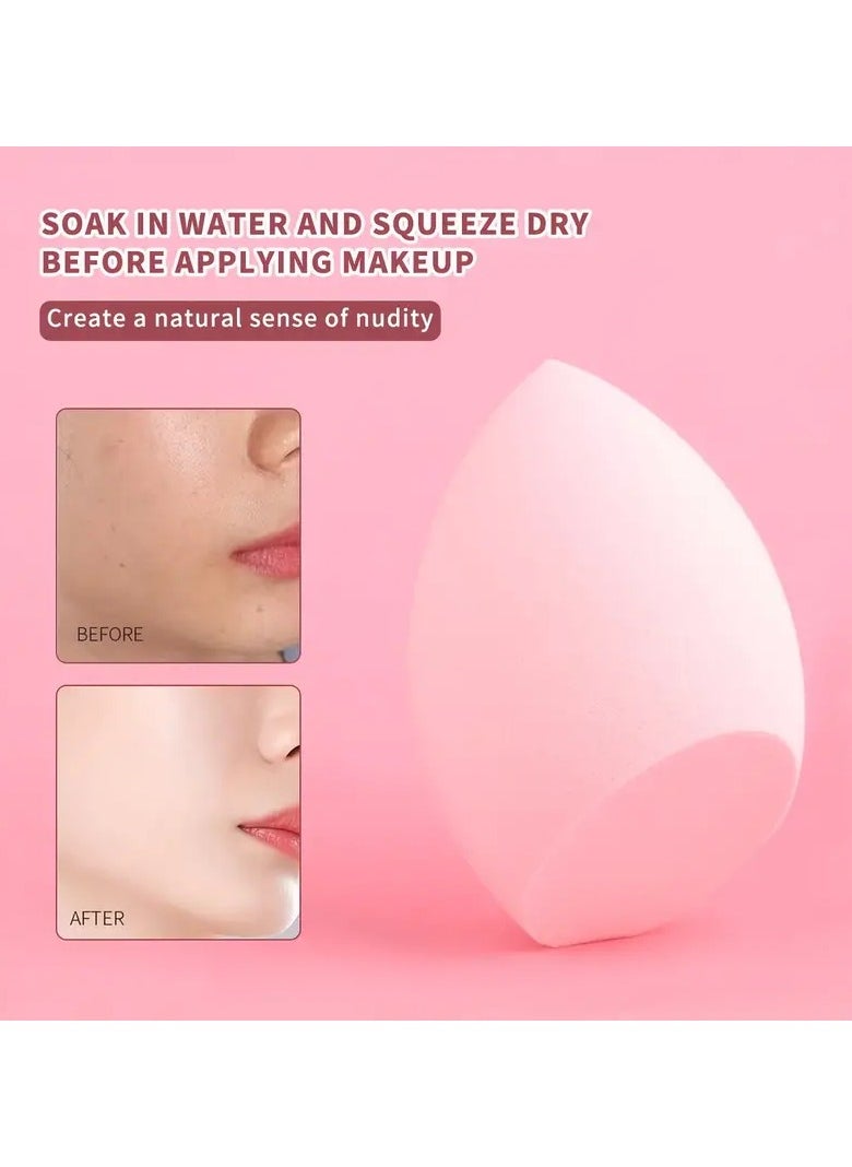 Goolsky 1pc Makeup Sponge With 1pc Storage Box, Beauty Blender Concealer Sponge Applicator For Foundation, Creams And Powders, Wet And Dry Use  - Image 4
