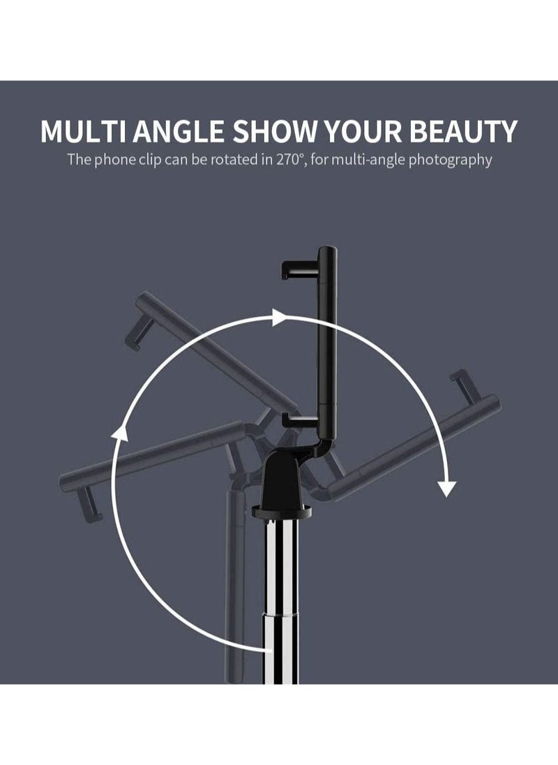 Raxoom عصا السيلفي K07 مع حامل ثلاثي مدمج بلوتوث 4.0 لاسلكية عصا سيلفي صغيرة محمولة قابلة للتمديد للهواتف الذكية - Image 3