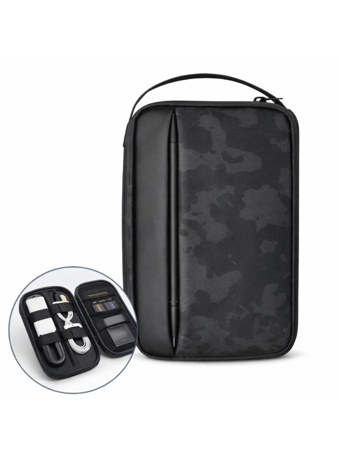 Bastec Portable Travel Bag Electronics Organizer Pouch Bag– Durable Zippered Storage Case for Cables, Chargers, Accessories & Documents – Waterproof Utility BagDurable Zippered Utility Case - Image 4