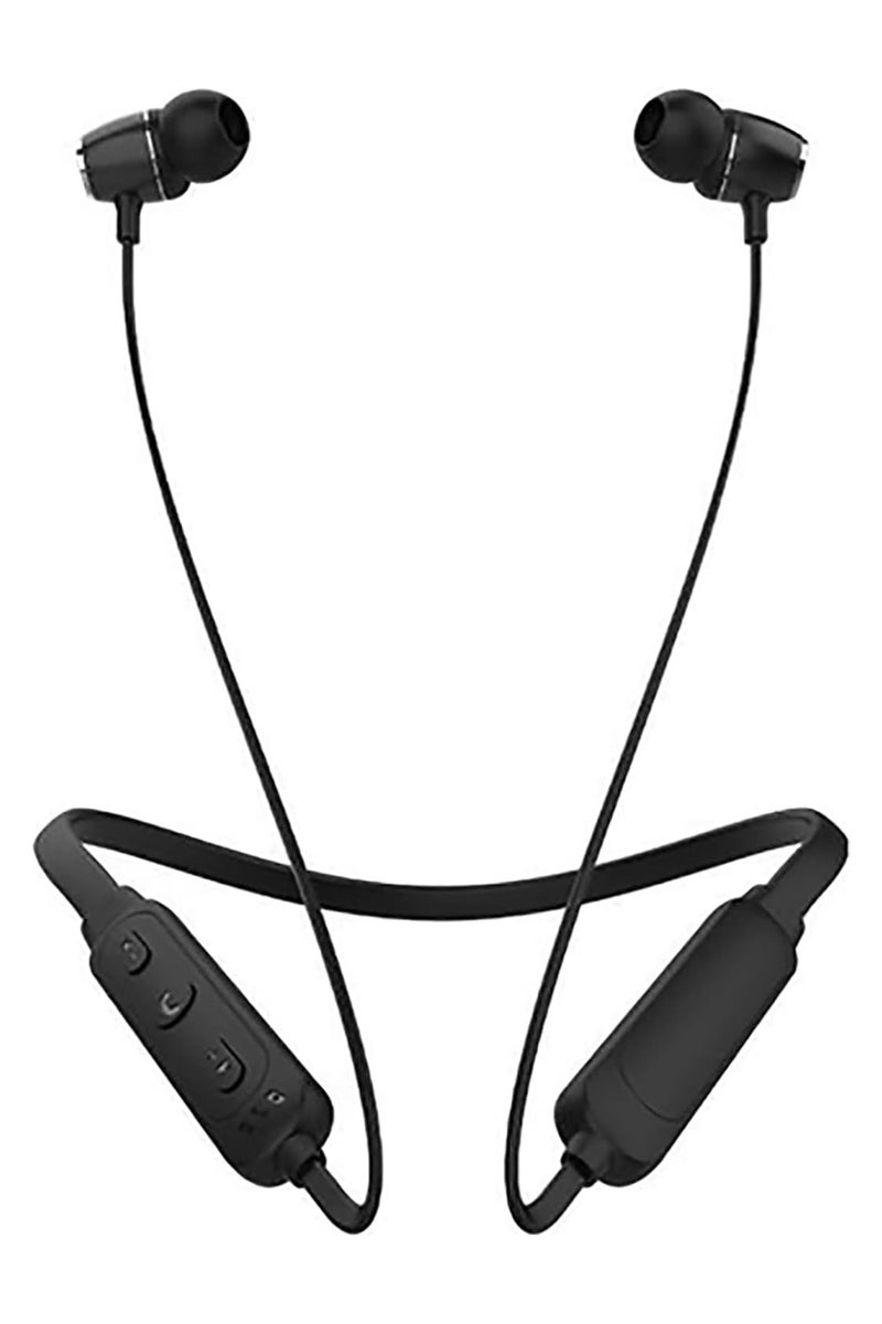 Celebrat A22 Bluetooth Wireless Neckband Sport Earphones - Black - Image 1