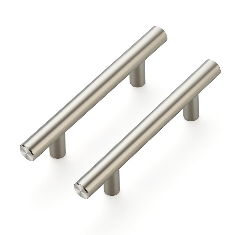 Ravinte Hardware 20 Pack Cabinet Handles with 3 Inch 76mm Hole Center Brushed Nickel Cabinet Pulls Stainless Steel Drawer Pulls Kitchen Knobs for Dresser Drawer 5 Inch Overall Length - Image 2