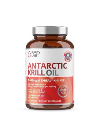 Antarctic Krill Oil 2000mg - Vegan Supplements to Support Memory, Heart & Brain Health with Astaxanthin 800mcg - Rich in Omega 3, Fatty Acids, DHA, EPA, & Phospholipids - 60 Softgels - pzsku/ZCD1E404ED42F5AC05626Z/45/_/1681644488/b802a95a-eb70-47b0-ad2f-1e2a28ff689a