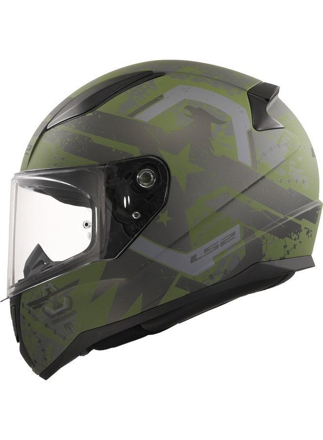 LS2 RAPID II Full Face Motorcycle Helmet Thunderbird Size L | Sport Touring Full Face Helmet - Image 3