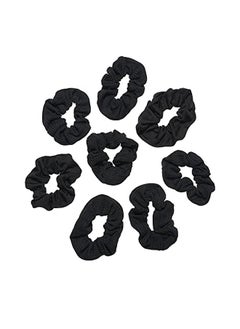 Goody Ouchless Scrunchie Black 8 Count (Pack Of 1)  - Image 4