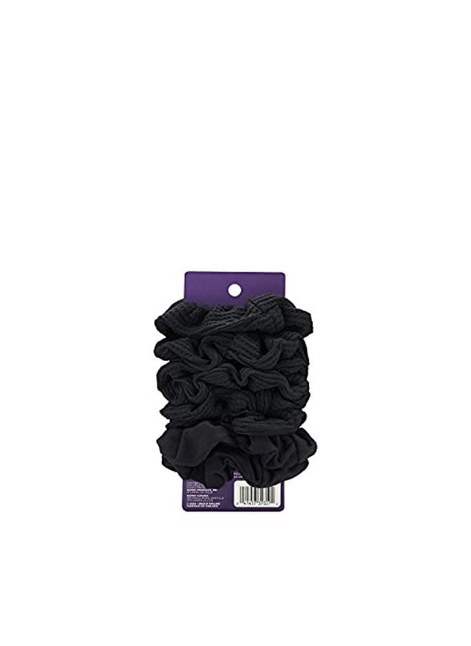 Goody - Ouchless Scrunchie Black 8 Count (Pack Of 1) - Image 1