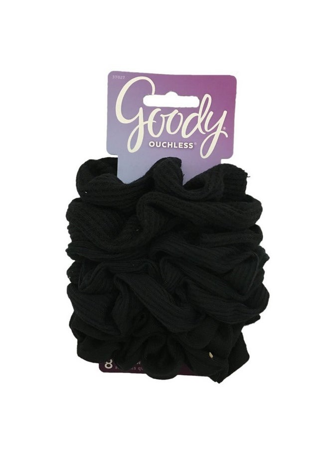 Goody - Ouchless Scrunchie Black 8 Count (Pack Of 1) - Image 1