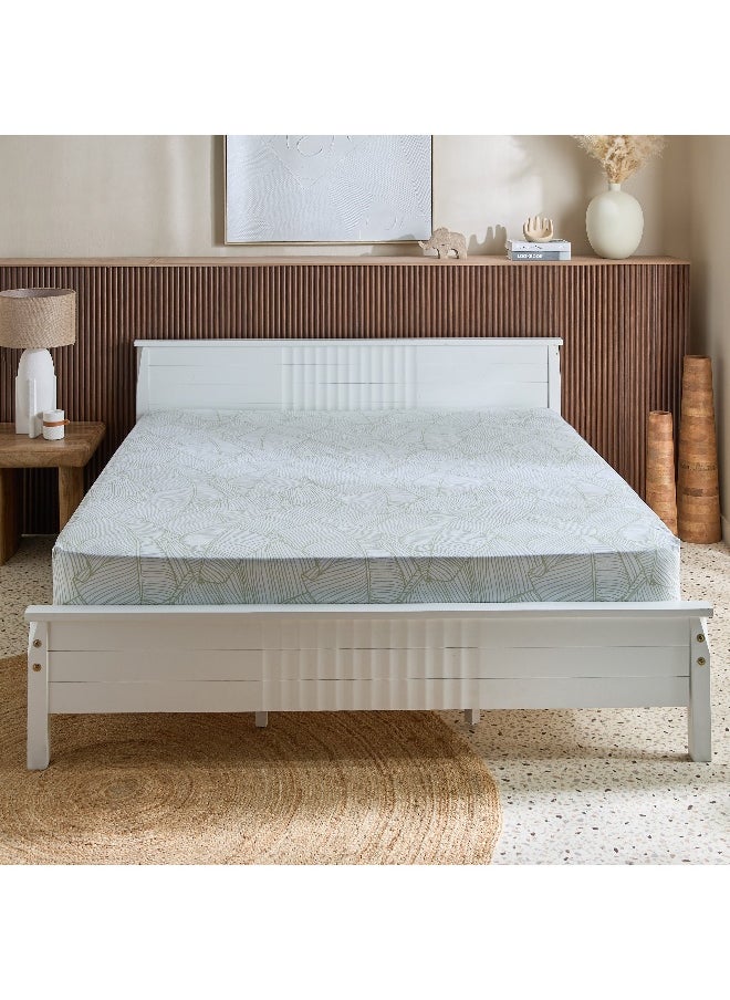 Home Box Malta Musa Printed Cotton King Flat Sheet - 240x260 cm  - Image 3