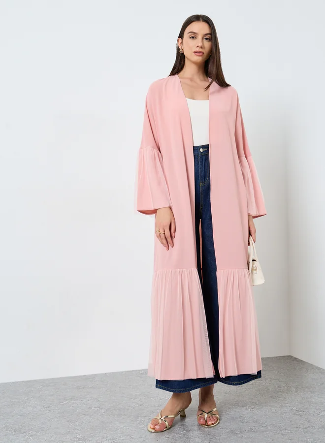 تايك تو كيمونو محبوك مفتوح من الأمام