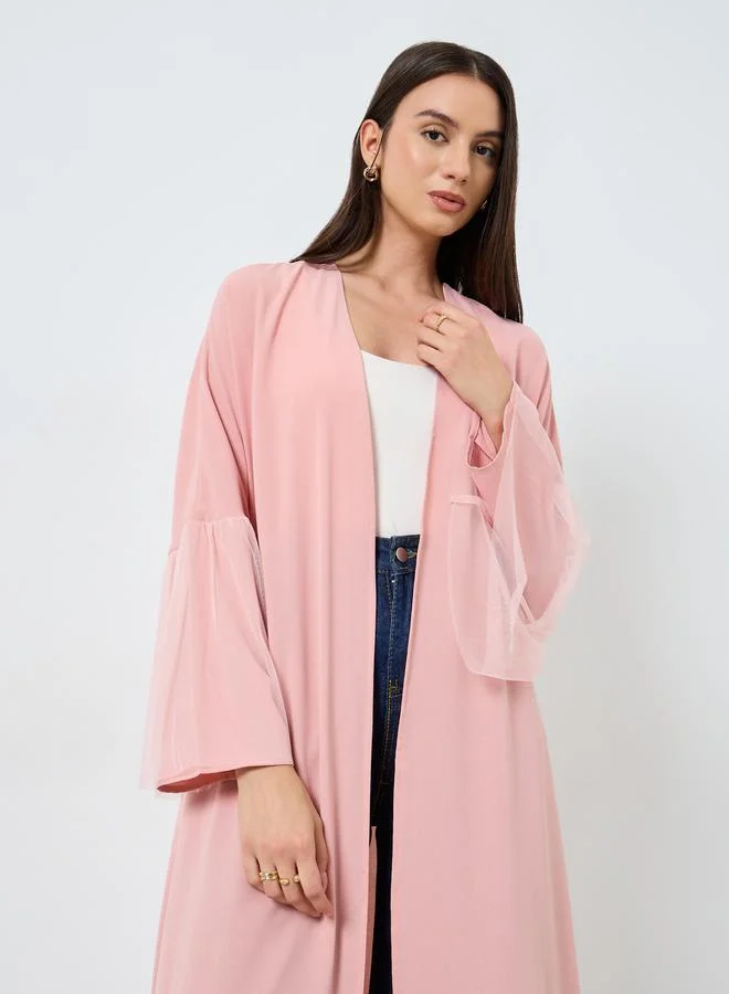 تايك تو كيمونو محبوك مفتوح من الأمام