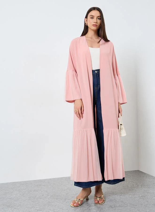 تايك تو كيمونو محبوك مفتوح من الأمام