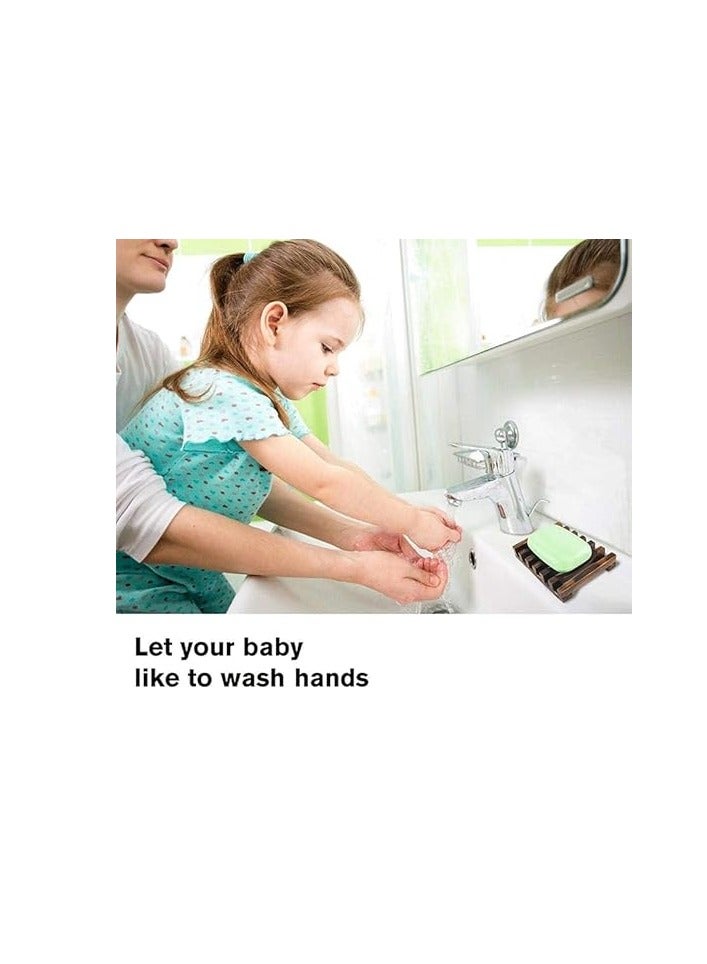 Cool Baby COOLBABY Wooden Soap Dish Bamboo Holder Sink Deck Box Tray 2PCS - Image 4