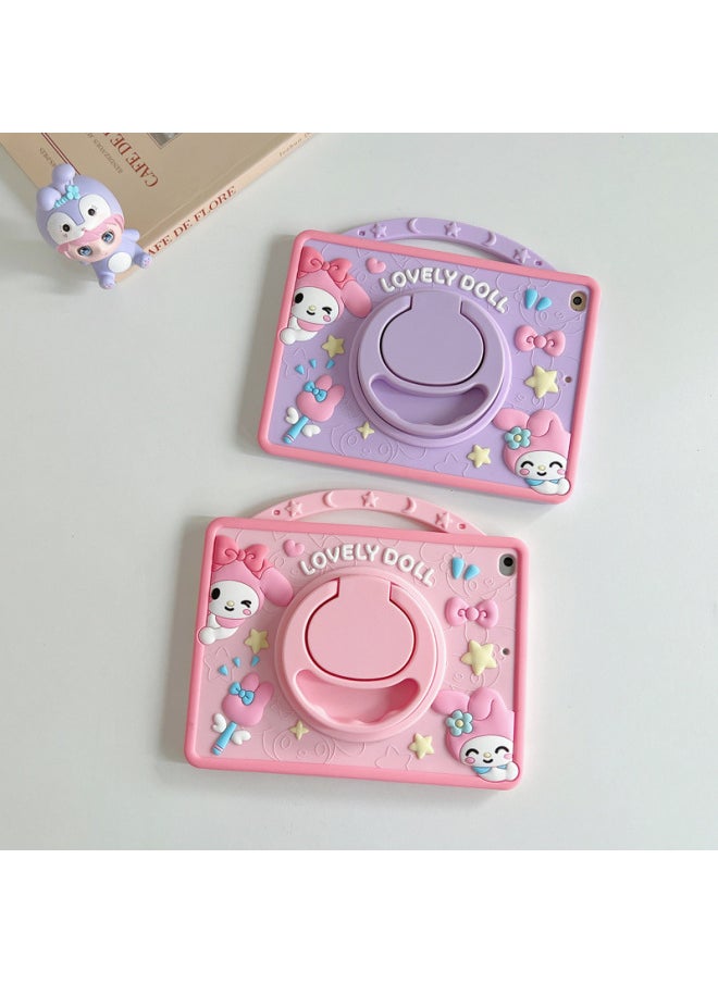 Protective Cover 10.2 Apple Tablet Ipad10/silicone Mini1/2/3 Soft Pro4/5air Generation Shell-Color:360 Portable Pen Slot Pink Melody-Applicable Model:Pro11 Inch 2018/2020/2021/2022  - Image 4