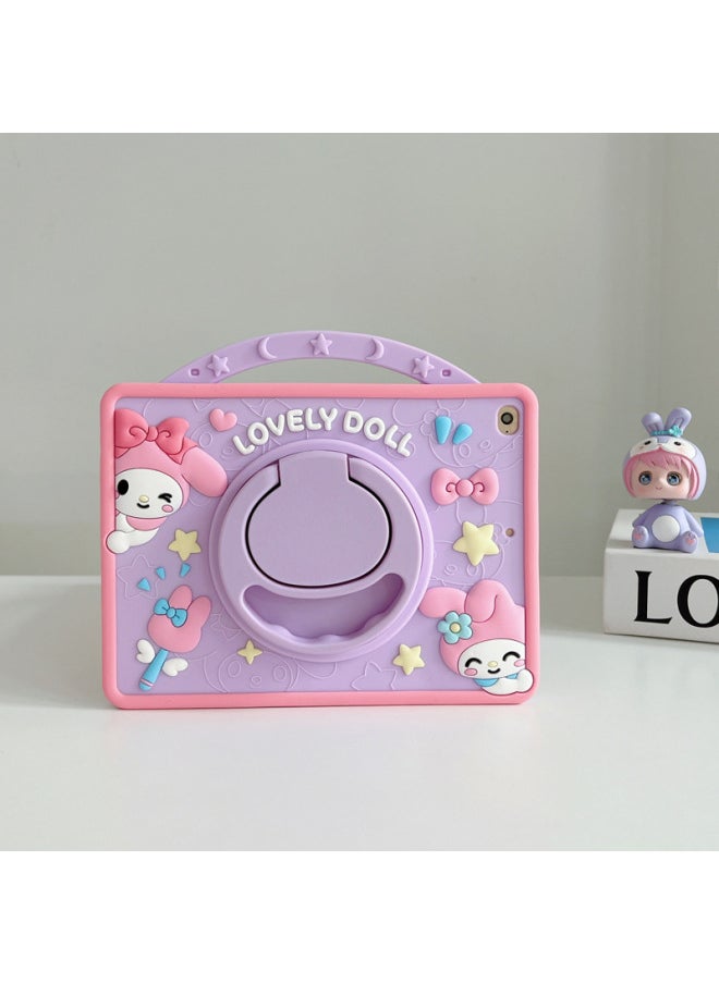 Protective Cover 10.2 Apple Tablet Ipad10/silicone Mini1/2/3 Soft Pro4/5air Generation Shell-Color:360 Portable Pen Slot Pink Melody-Applicable Model:Pro11 Inch 2018/2020/2021/2022  - Image 3