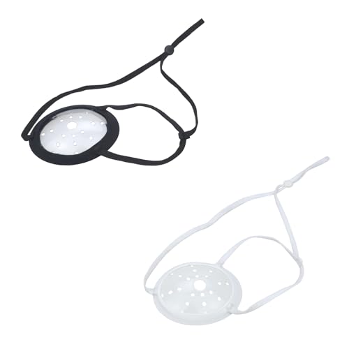 rainbowstar 2 Pack Eye Shield Plastic Eye Shield Eye Patch for Eye Surgery Covering Breathable After Surgery Eye Protection Cataract Surgery Eye Patch Covered Edge - Image 5