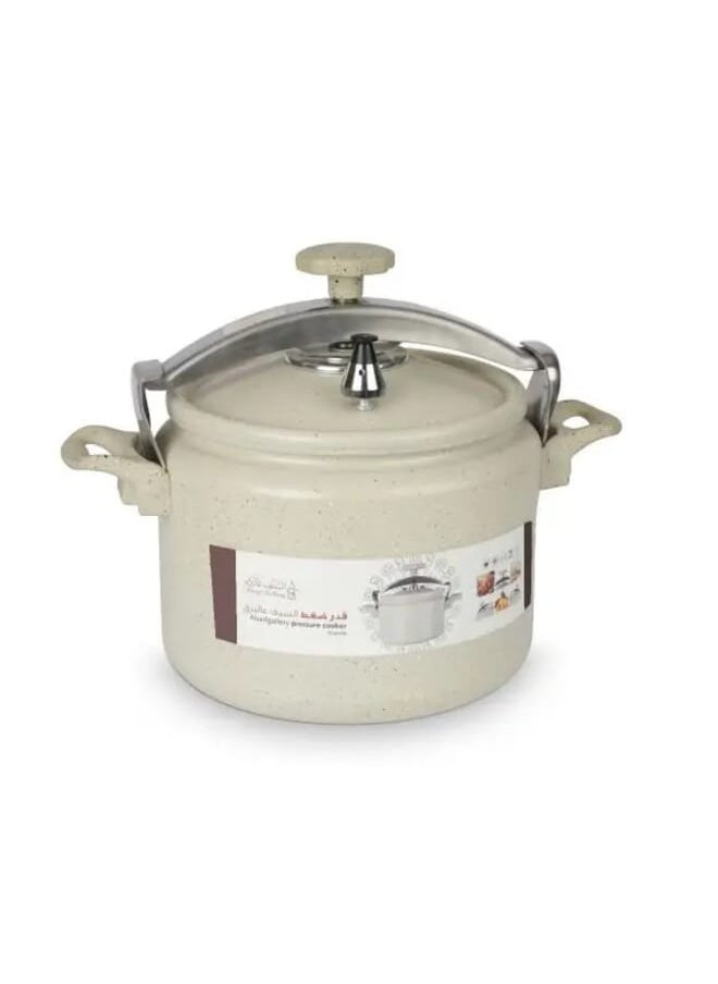 Alsaif Gallery 15Liters Pressure Cooker Beige Granite 15 Liter Beige 