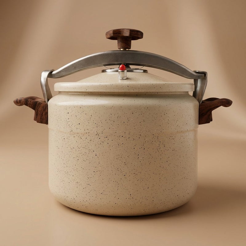 Volcano 15Liters Volcano Granite Pressure Cooker, 15 Liter - Light Beige Beige - Image 1