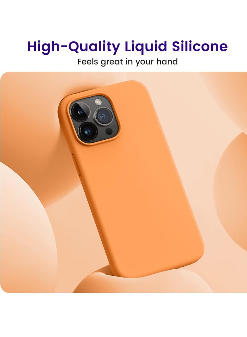 MUNTAQI Shockproof Designed for iPhone 14 PRO Case, Liquid Silicone Phone case with (Soft Anti-Scratch Microfiber Lining) Military Grade Drop Protection Slim Thin Cover, Anti Finger-Print CASE - Image 2