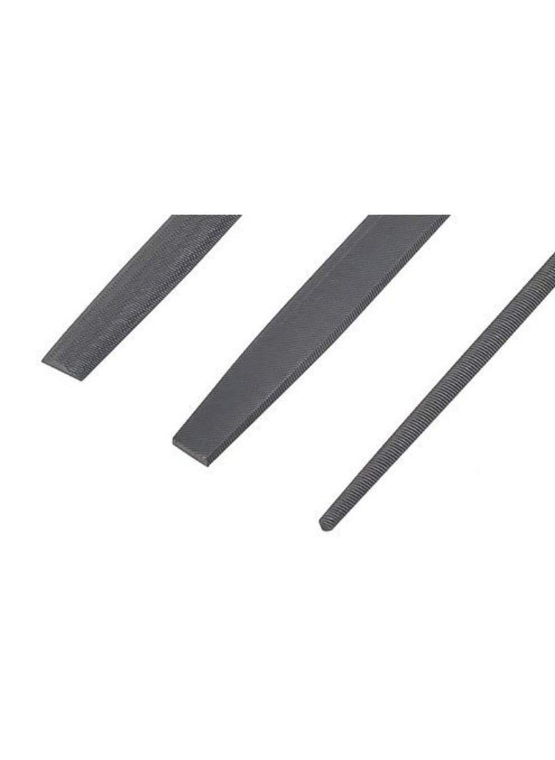 DIY Crafts DIY DIYC14839 Crafts Steel File Set with Cushioned Grip Handles Round File Rasp File Half Round File 2Way File Flat File Needle Files DoubleSided Pack of 3 Pcs Steel File Set  - Image 3