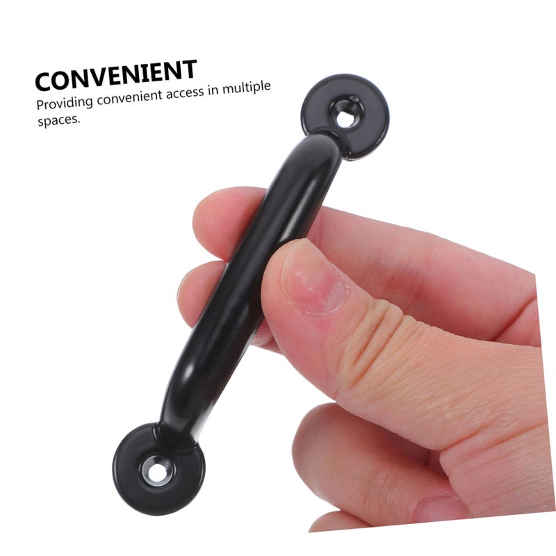 Minimalist Black Cabinet Pulls Drawer Handles 6Pcs Modern Kitchen Hardware Easy Install - Image 5