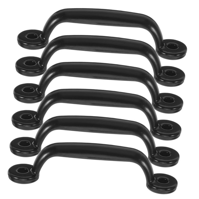 Minimalist Black Cabinet Pulls Drawer Handles 6Pcs Modern Kitchen Hardware Easy Install - Image 2