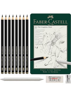 Set Pitt Graphite Matt – Tin Of 11 Pcs
